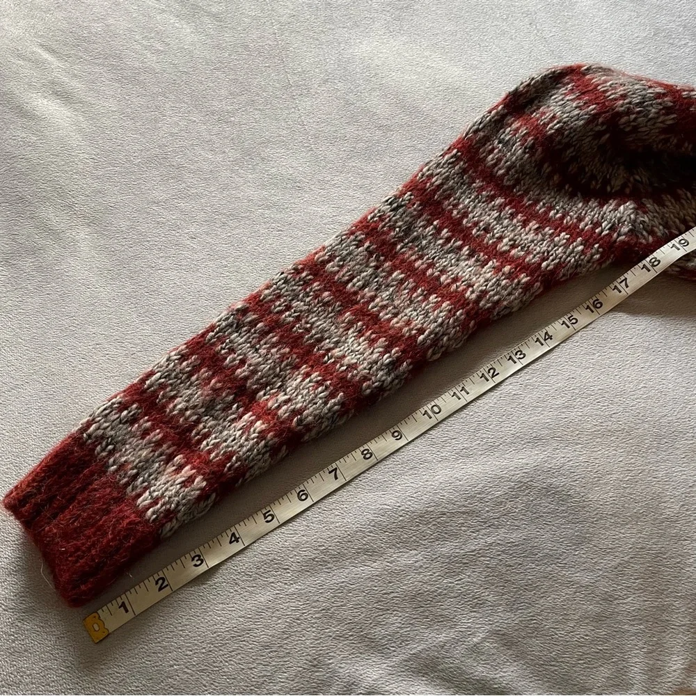 Isabel Marant rust grey mix super kid mohair blend sweater, see measurements - Picture 12 of 13